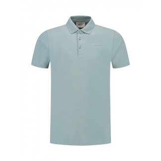 PurePath (by PureWhite) PurePath Essential Wordmark Polo Blue/Grey - Regular Fit