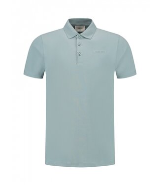PurePath (by PureWhite) PurePath Essential Wordmark Polo Blue/Grey - Regular Fit