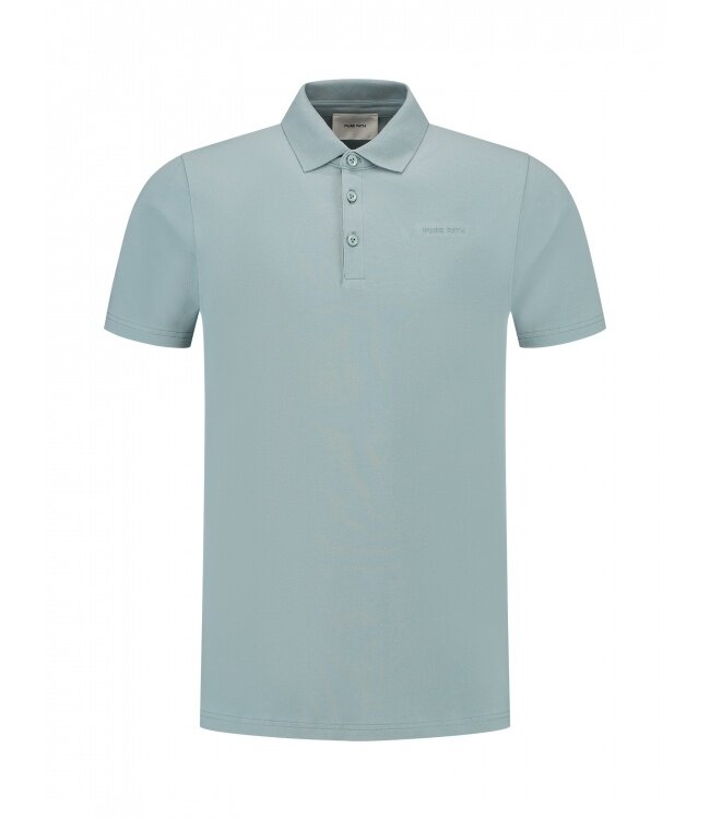 PurePath (by PureWhite) PurePath 25010121 Essential Wordmark Polo Blue/Grey