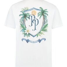 PurePath (by PureWhite) PurePath 25010112 Tropical Crest T-Shirt - Loose Fit