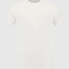PurePath (by PureWhite) PurePath 25010804 Vertical Striped Knitwear T-Shirt Off White - Regular Fit