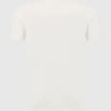 PurePath (by PureWhite) PurePath 25010804 Vertical Striped Knitwear T-Shirt Off White - Regular Fit