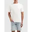 PurePath (by PureWhite) PurePath 25010804 Vertical Striped Knitwear T-Shirt Off White - Regular Fit
