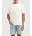 PurePath (by PureWhite) PurePath 25010804 Vertical Striped Knitwear T-Shirt Off White - Regular Fit