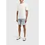 PurePath (by PureWhite) PurePath 25010804 Vertical Striped Knitwear T-Shirt Off White - Regular Fit