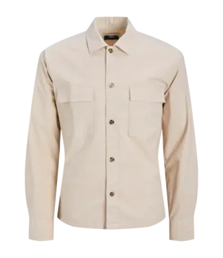 Jack & Jones Jack & Jones JCOTARMAC RIPSTOP OVERSHIRT LS MOONBEAM - Regular Fit