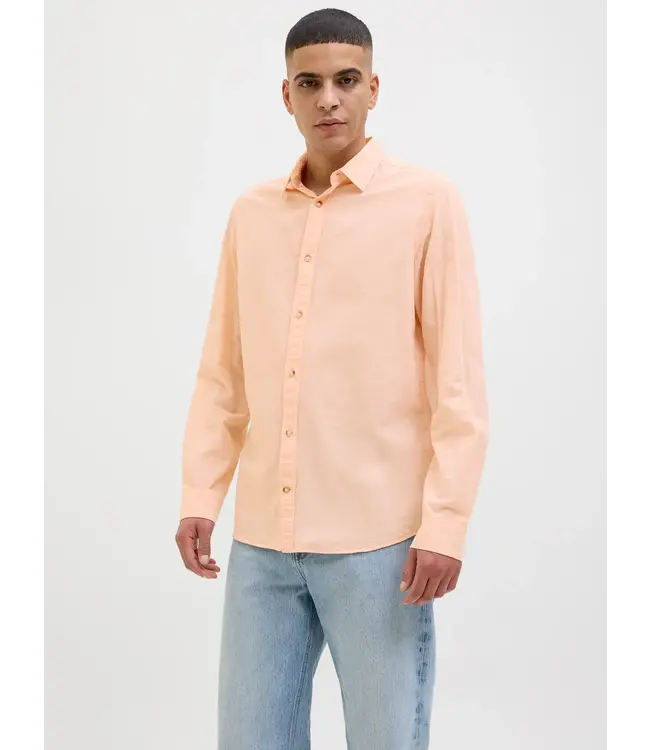 Jack & Jones Jack & Jones 12269315 JJESUMMER SHIRT LS SN Peach Parfait
