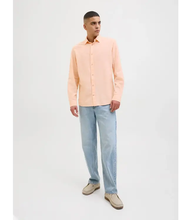 Jack & Jones Jack & Jones 12269315 JJESUMMER SHIRT LS SN Peach Parfait