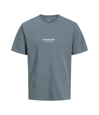 Jack & Jones Jack & Jones JORVESTERBRO TEE SS CREWNECK NOOS Stormy Weather