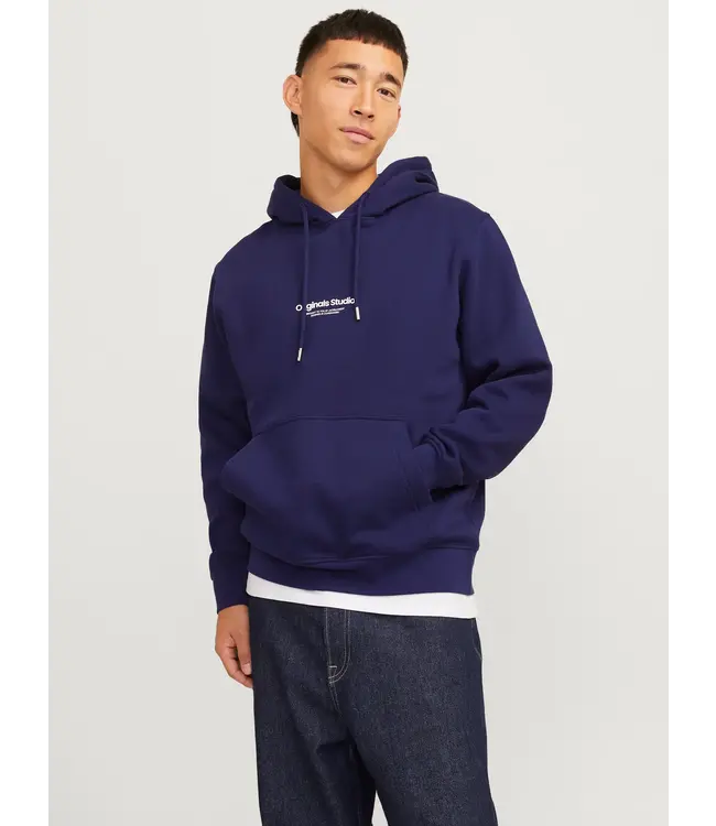 Jack & Jones Jack & Jones 12241687 JORVESTERBRO SWEAT HOOD NOOS Ocean Cavern
