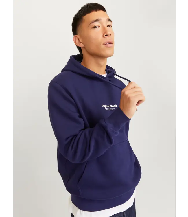 Jack & Jones Jack & Jones 12241687 JORVESTERBRO SWEAT HOOD NOOS Ocean Cavern