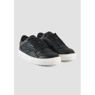 Antony Morato Antony Morato "CONNIE" LOW-TOP TRAINERS IN LEATHER WITH REPTILE PRINT DETAILS