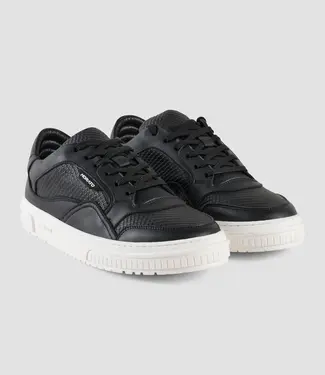 Antony Morato Antony Morato "CONNIE" LOW-TOP TRAINERS IN LEATHER WITH REPTILE PRINT DETAILS