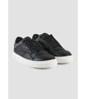 Antony Morato Antony Morato "CONNIE" LOW-TOP TRAINERS IN LEATHER WITH REPTILE PRINT DETAILS