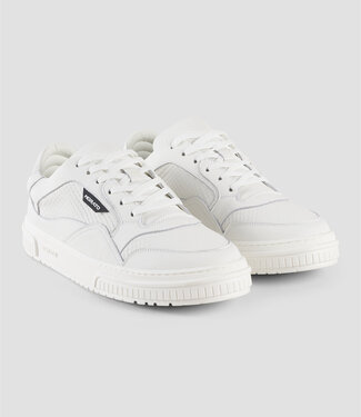 Antony Morato Antony Morato "CONNIE" LOW-TOP TRAINERS IN LEATHER WITH REPTILE PRINT DETAILS