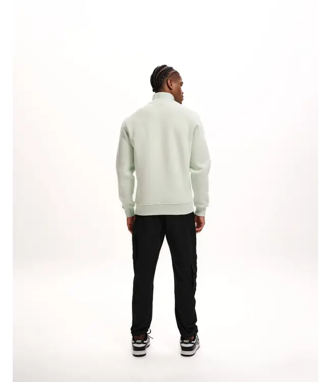 Malelions Malelions Men Turtle Half Zip Sweater Pale Aqua