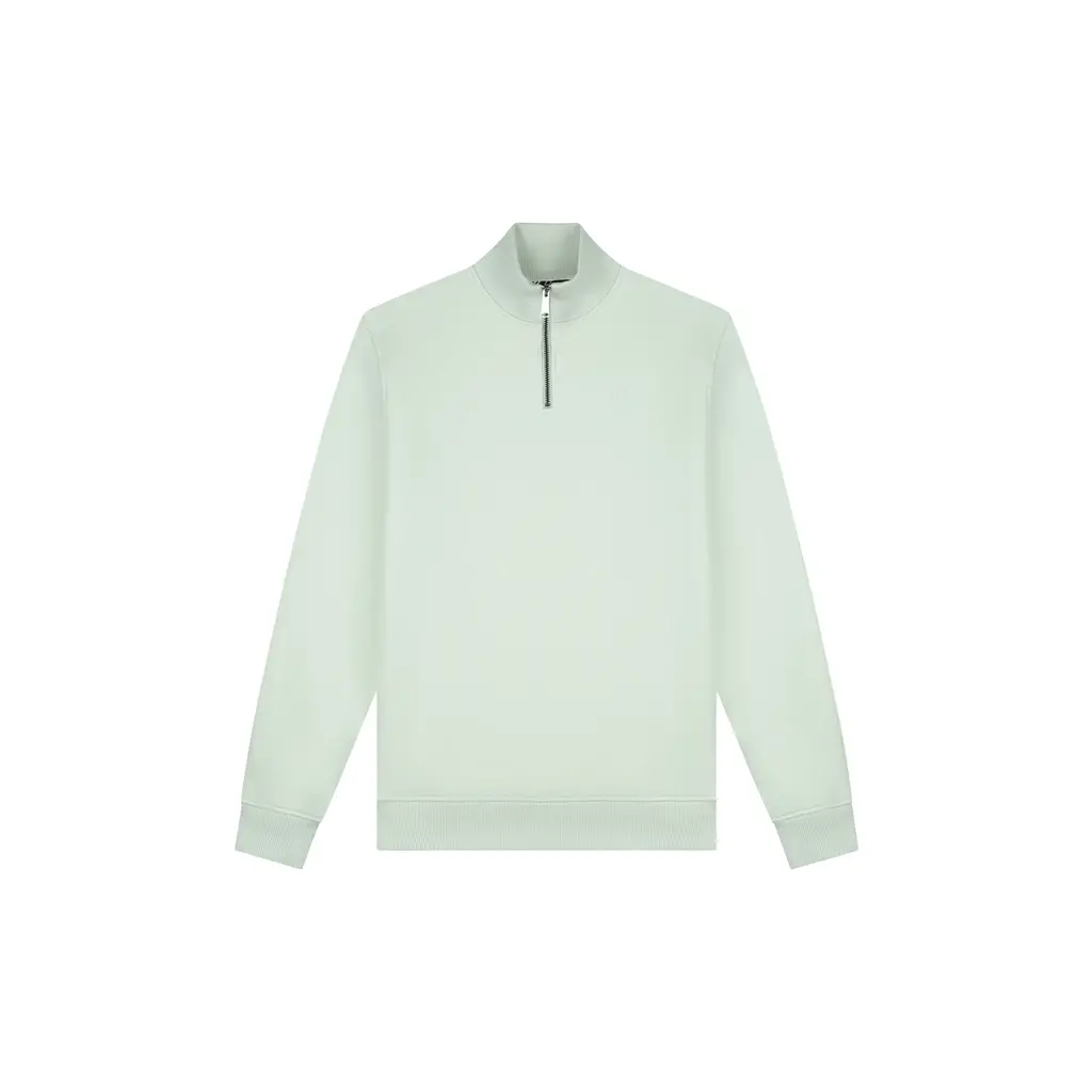 Malelions Malelions Men Turtle Half Zip Sweater Pale Aqua