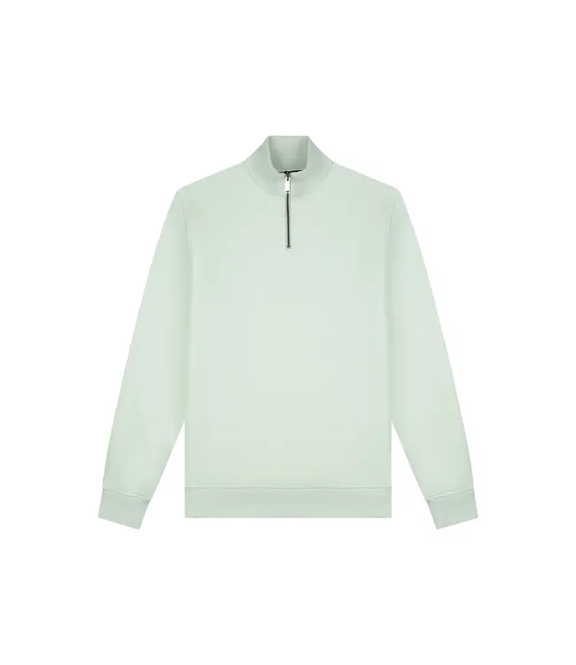 Malelions Malelions Men Turtle Half Zip Sweater Pale Aqua