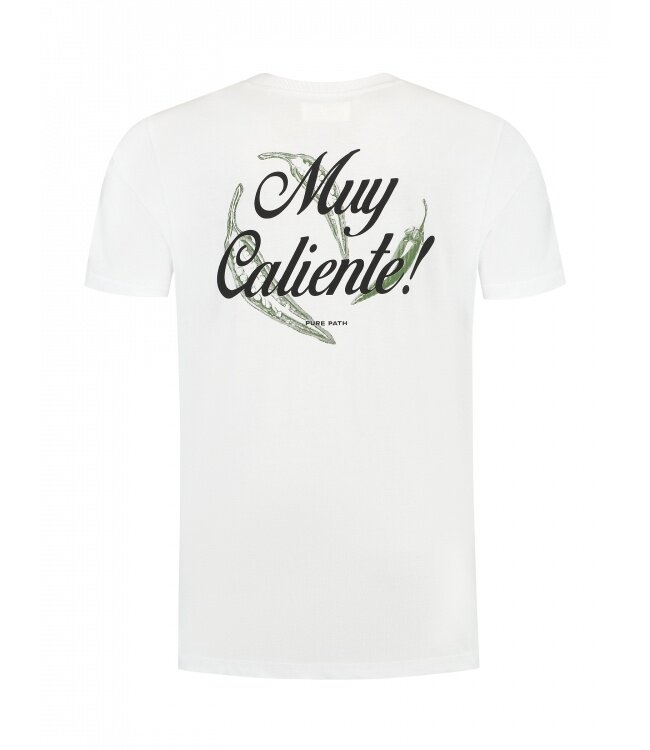 PurePath (by PureWhite) PurePath 25010104 Picante T-shirt White - Regular Fit