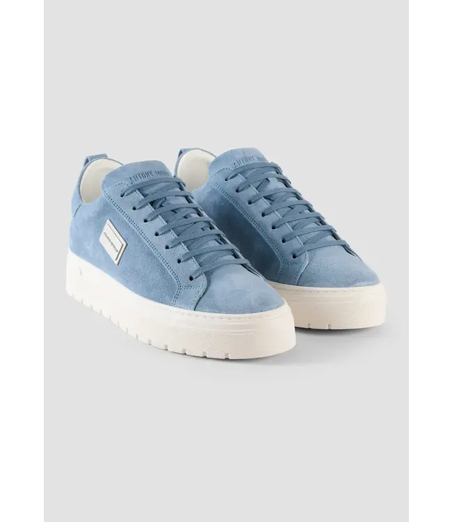 Antony Morato Antony Morato MMFW01806-LE300005 SNEAKER METAL BOLD IN SUEDE.3D LOGO METAL PLATE.PLATFORM SOLE