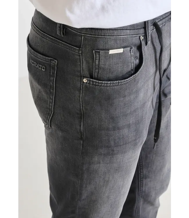 Antony Morato Antony Morato MMDT00290-FA750566 JAKE SKINNY CROPPED FIT IN BLACK DENIM - Cropped Fit