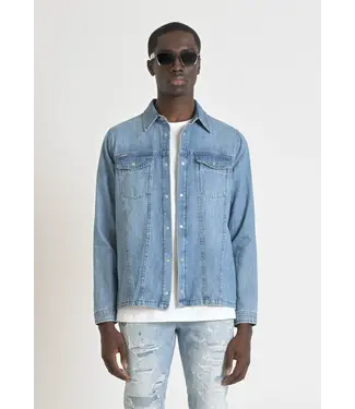 Antony Morato Antony Morato SHIRT DAN REGULAR FIT IN BLUE DENIM