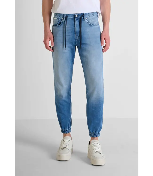 Antony Morato Antony Morato MMDT00290-FA750567 JAKE SKINNY CROPPED FIT IN STRETCH BLUE DENIM - Cropped Fit