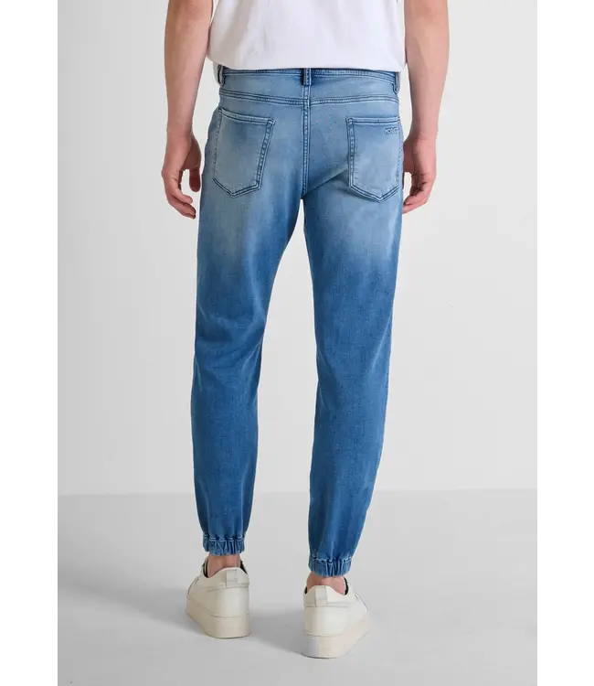 Antony Morato Antony Morato MMDT00290-FA750567 JAKE SKINNY CROPPED FIT IN STRETCH BLUE DENIM - Cropped Fit