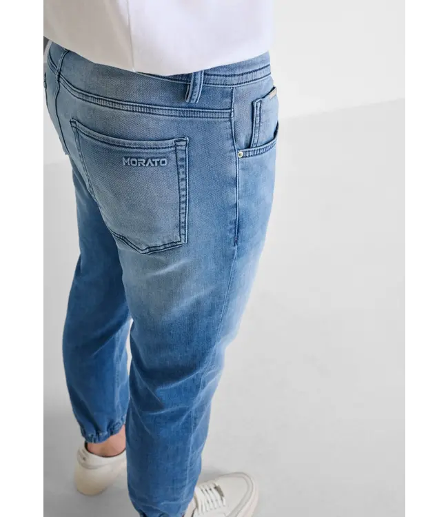 Antony Morato Antony Morato MMDT00290-FA750567 JAKE SKINNY CROPPED FIT IN STRETCH BLUE DENIM - Cropped Fit