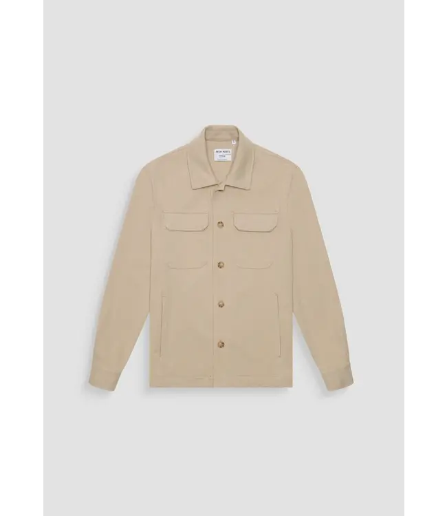 Antony Morato Antony Morato MMSL00746-FA150194 SHIRT HAMAR STRAIGHT FIT IN TWIL STRETCH COTTON BLEND FABRIC  Sand - Straight Fit