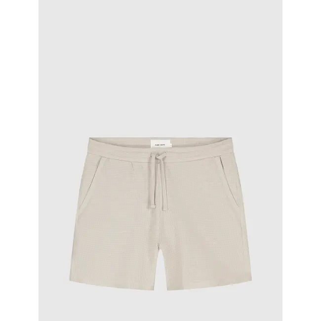 PurePath (by PureWhite) PurePath 25010123 Waffle Shorts Sand