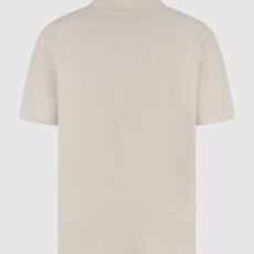 PurePath (by PureWhite) PurePath 25010123 Initials Waffle Polo Sand - Loose Fit