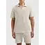 PurePath (by PureWhite) PurePath 25010123 Initials Waffle Polo Sand - Loose Fit