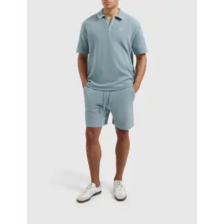 PurePath (by PureWhite) PurePath Waffle Shorts Blue Grey - Regular Fit