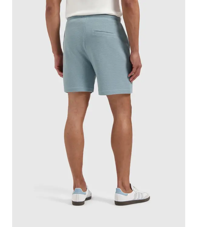PurePath (by PureWhite) PurePath 25010523 Waffle Shorts Blue Grey - Regular Fit
