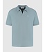 PurePath (by PureWhite) PurePath 25010123 Initials Waffle Polo Blue Grey - Loose Fit