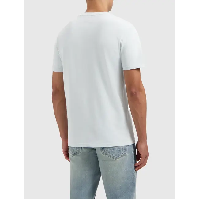PurePath (by PureWhite) PurePath 25010103 Acid Sideline Wordmark T-shirt Blue Grey
