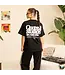 Quotrell Quotrell Puff Studios T-Shirt Black/White - Oversized Fit