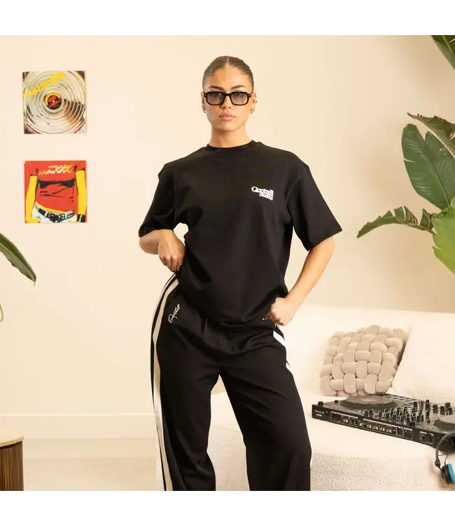 Quotrell Quotrell Puff Studios T-Shirt Black/White - Oversized Fit