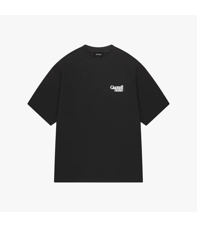 Quotrell Quotrell Puff Studios T-Shirt Black/White - Oversized Fit