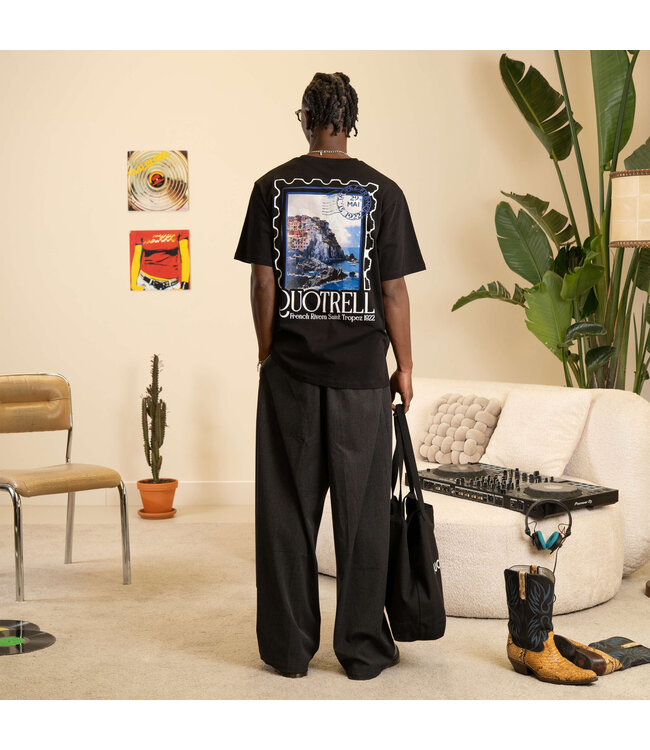 Quotrell Quotrell Rivera T-Shirt Black/White - Regular Fit