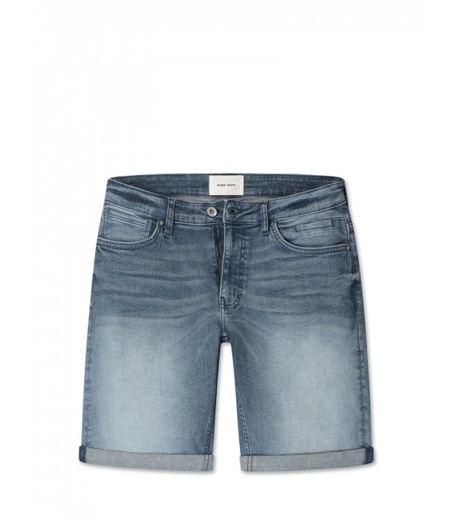 PurePath (by PureWhite) PurePath The Miles W1417 Denim Blue Grey - Slim Fit