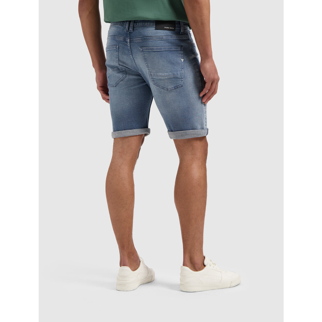 PurePath (by PureWhite) PurePath The Miles W1417 Denim Blue Grey - Slim Fit
