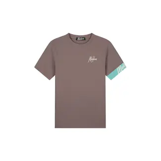 Malelions Malelions Men Captain T-Shirts 2.0 Stone Brown/Bright Blue