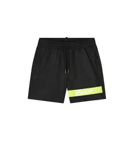 Malelions Malelions Men Captain Swim Shorts Black/Bright Green