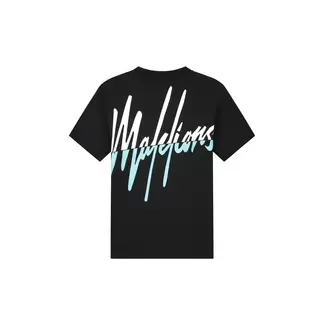 Malelions Malelions Men Split T-Shirt Black
