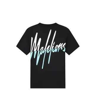 Malelions Malelions Men Split T-Shirt Black