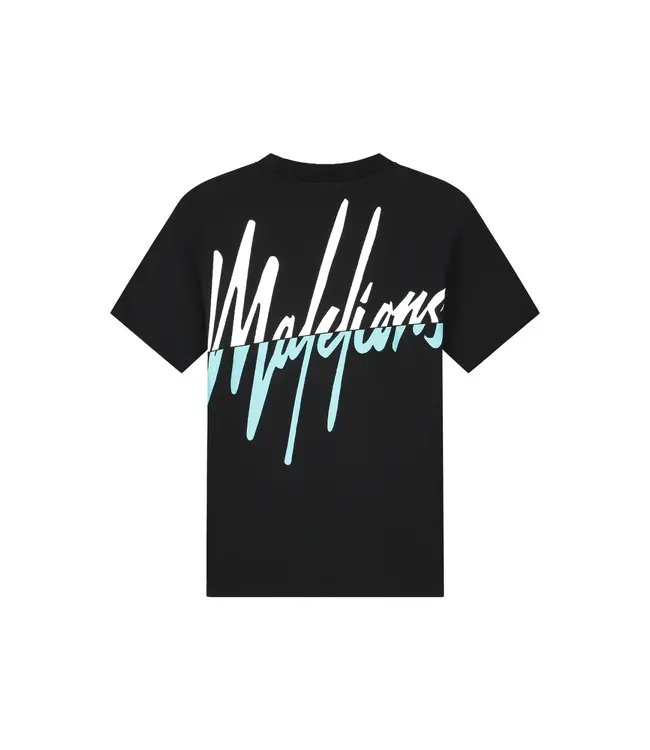 Malelions Malelions Men Split T-Shirt Black