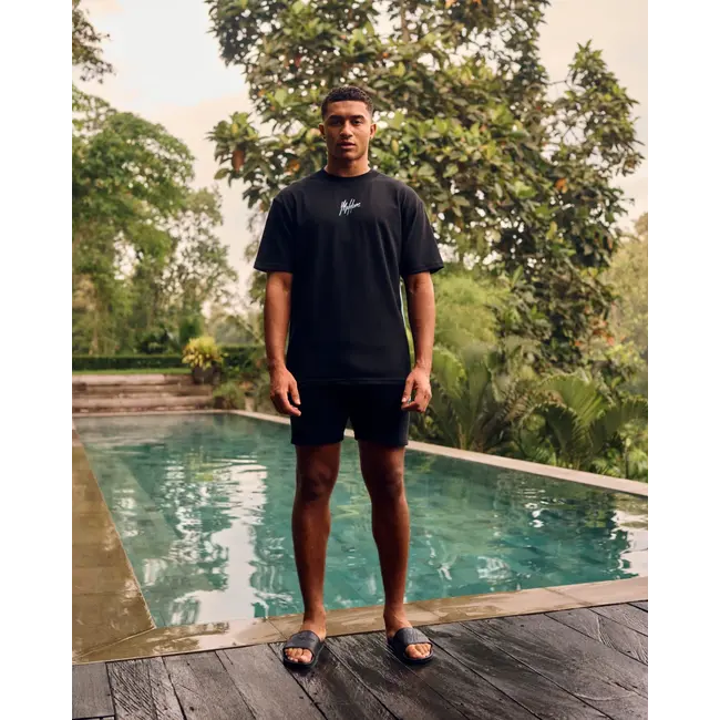 Malelions Malelions Men Split T-Shirt Black