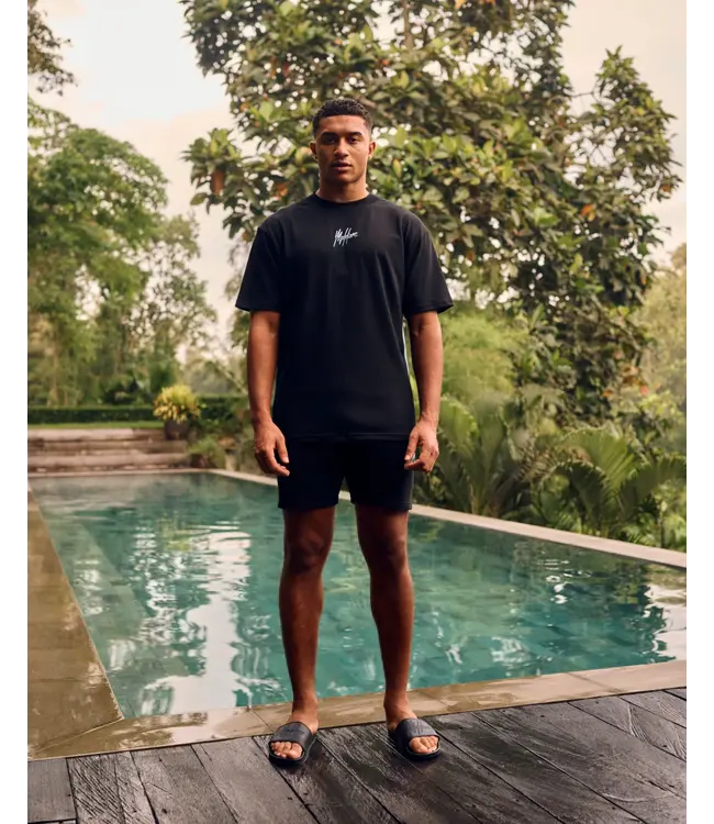 Malelions Malelions Men Split T-Shirt Black